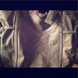 Never before used Leather Coach purse